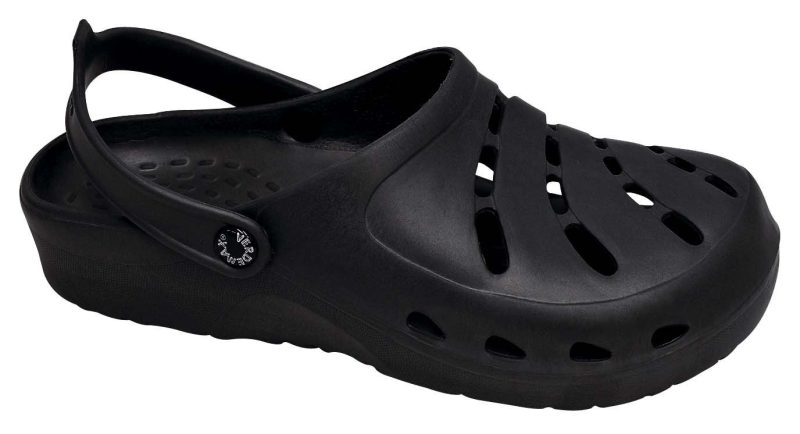 Τσόκαρο Σανδάλι Τύπου Crocs Ιταλίας Μαύρο