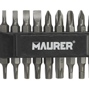 Σέτ 20 Τεμ Μύτες 1/4" cut-Phillips-Pozidriv-Torx-Robertson-hex 86174 Maurer