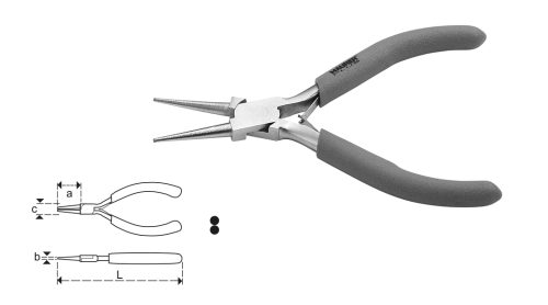 Μυτοτσίμπιδο Ασφαλειών 28x3x8 Plus Κλεισίματος 125mm 88716 Maurer