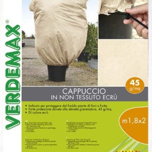 Αντιπαγετική Κουκούλα Εκρού 45gr/m² : 1,8 m (ύψος) x 2m (πλάτος) Πακέτο 1 τεμάχιο 6589 VERDEMAX