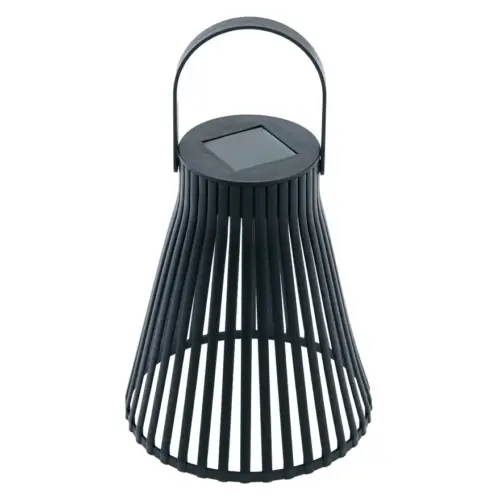 Φανάρι Φωτισμού Led Με Ηλιακό Πάνελ Μαύρο 15cm x 18h 8432 VERDEMAX