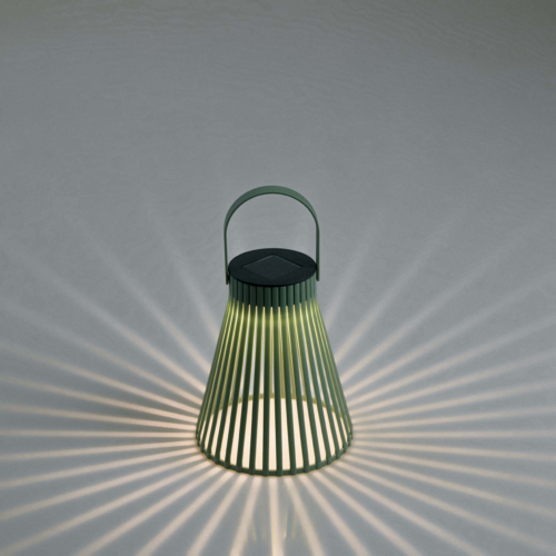 Φανάρι Φωτισμού Led Με Ηλιακό Πάνελ Πράσινο 15cm x 18h 8433 VERDEMAX