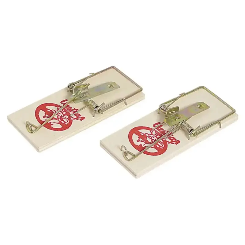 4505 Φάκα Παγίδα Για Ποντίκια 4,5×10 cm Ξύλινη 4505 Verdemax 2 Τεμ