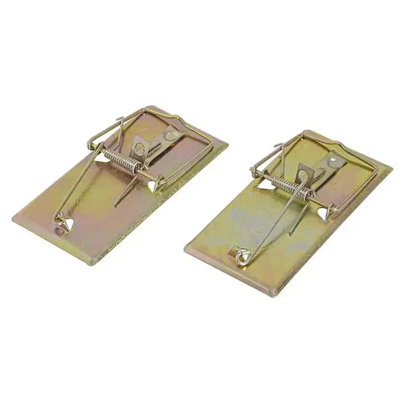 4506 Φάκα Παγίδα Για Ποντίκια 4,5×9,5 cm Γαλβανισμένο Μέταλλο 4506 Verdemax 2 Τεμ