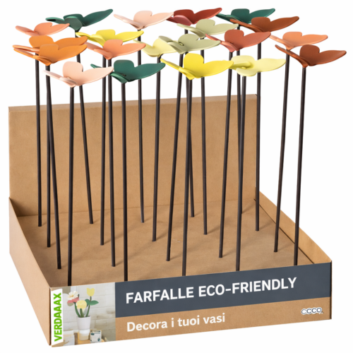 Κοκάλινες Πεταλούδες για Διακόσμηση Κήπου 8 x 48 cm 3530 VERDEMAX