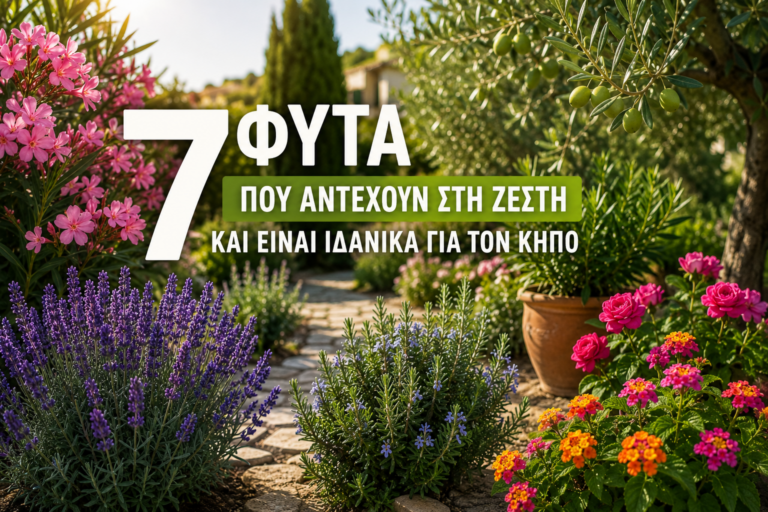 φυτά που αντέχουν στη ζέστη
