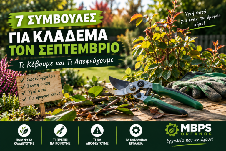 Κλάδεμα τον Σεπτέμβριο