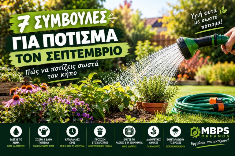 Πότισμα τον Σεπτέμβριο