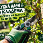 λάθη στο κλάδεμα
