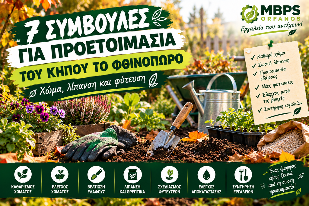 Προετοιμασία του Κήπου το Φθινόπωρο