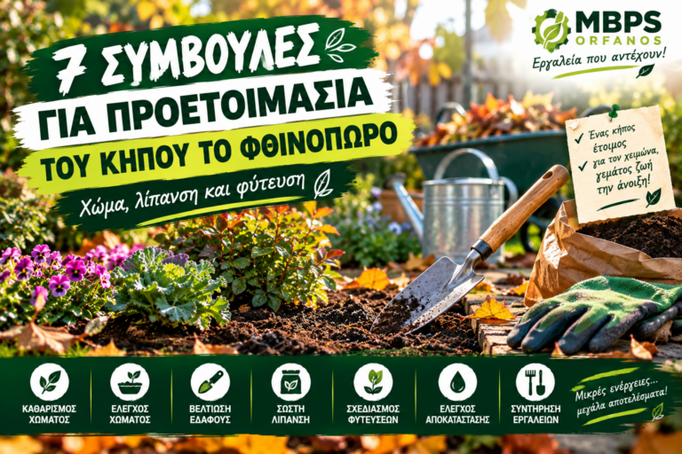 Προετοιμασία του Κήπου το Φθινόπωρο
