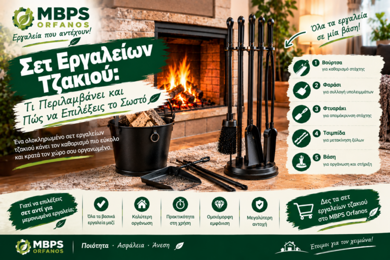 σετ εργαλείων τζακιού